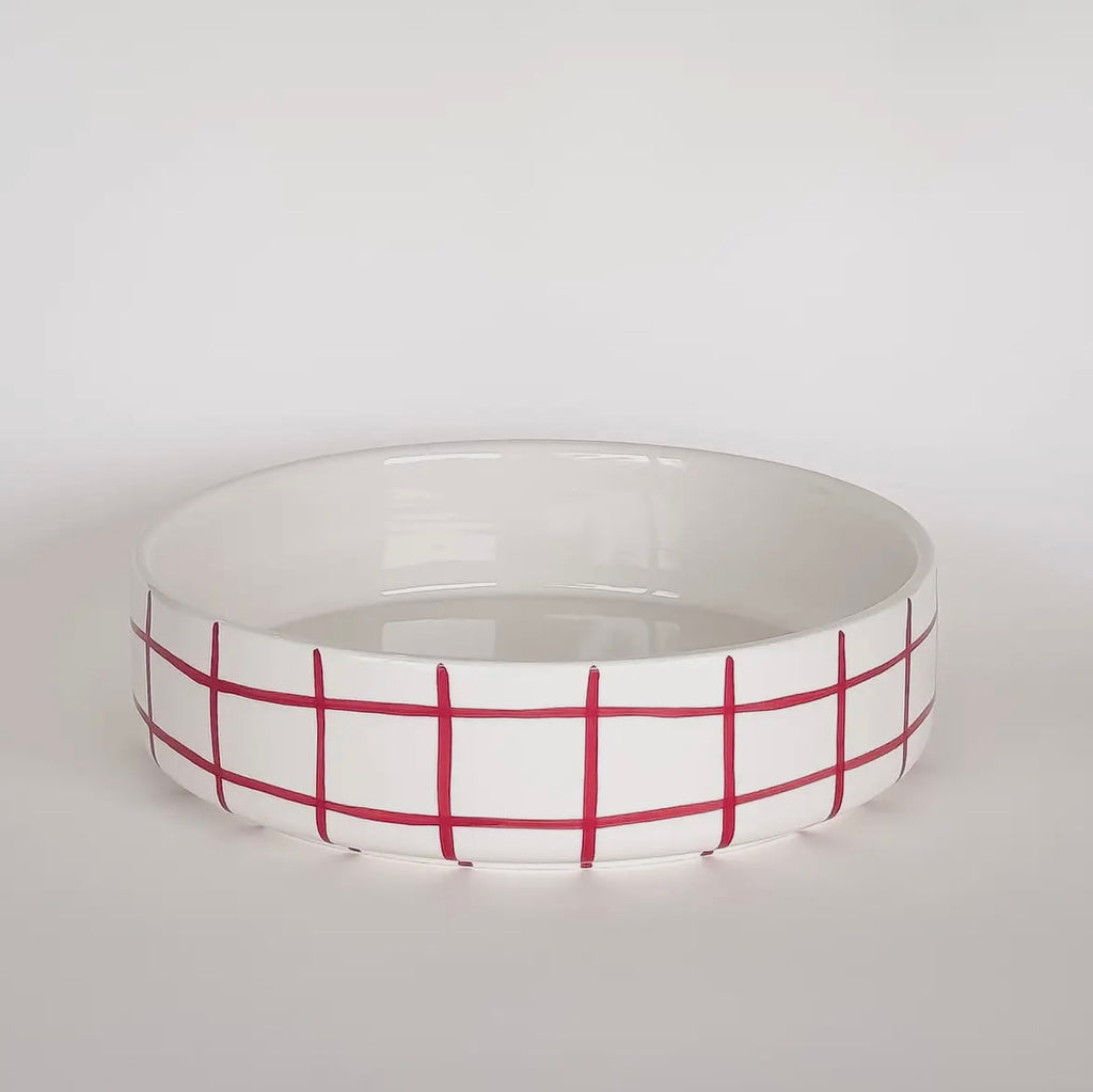 Grand bol grid rouge