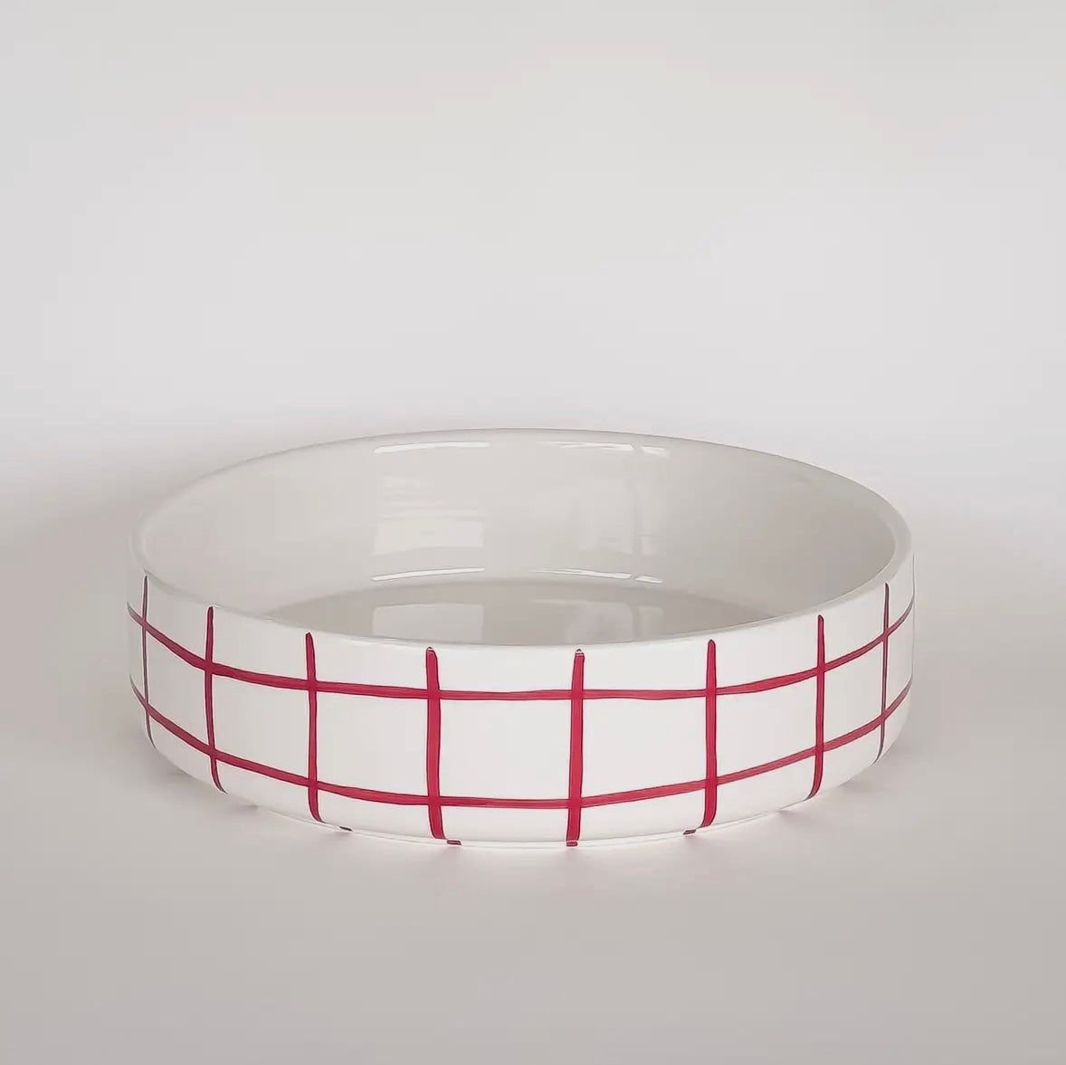 Grand bol grid rouge