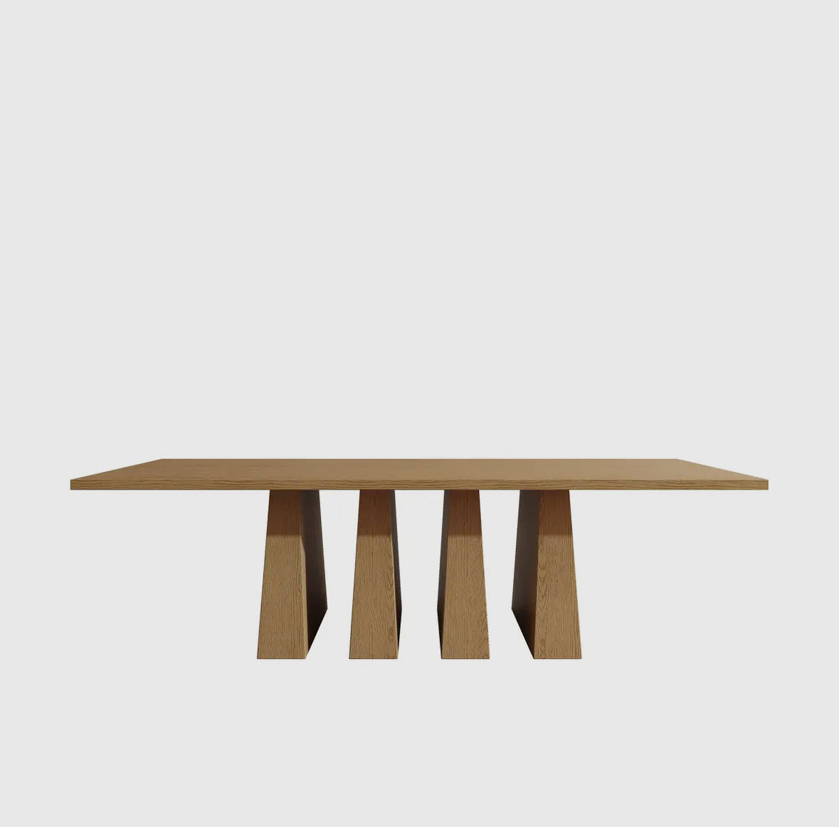 Table Sibian Kimia, Rectangulaire en Chêne Naturel