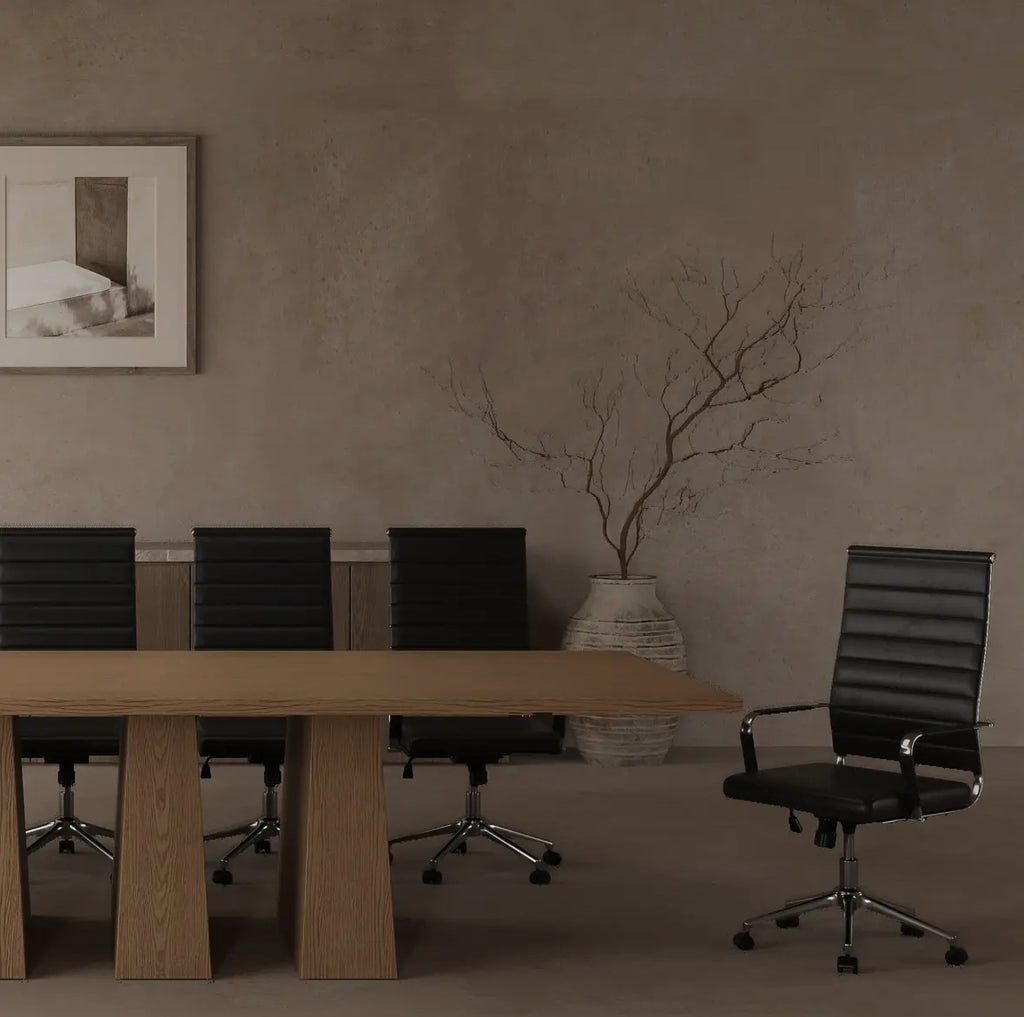 Table Sibian Kimia, Rectangulaire en Chêne Naturel