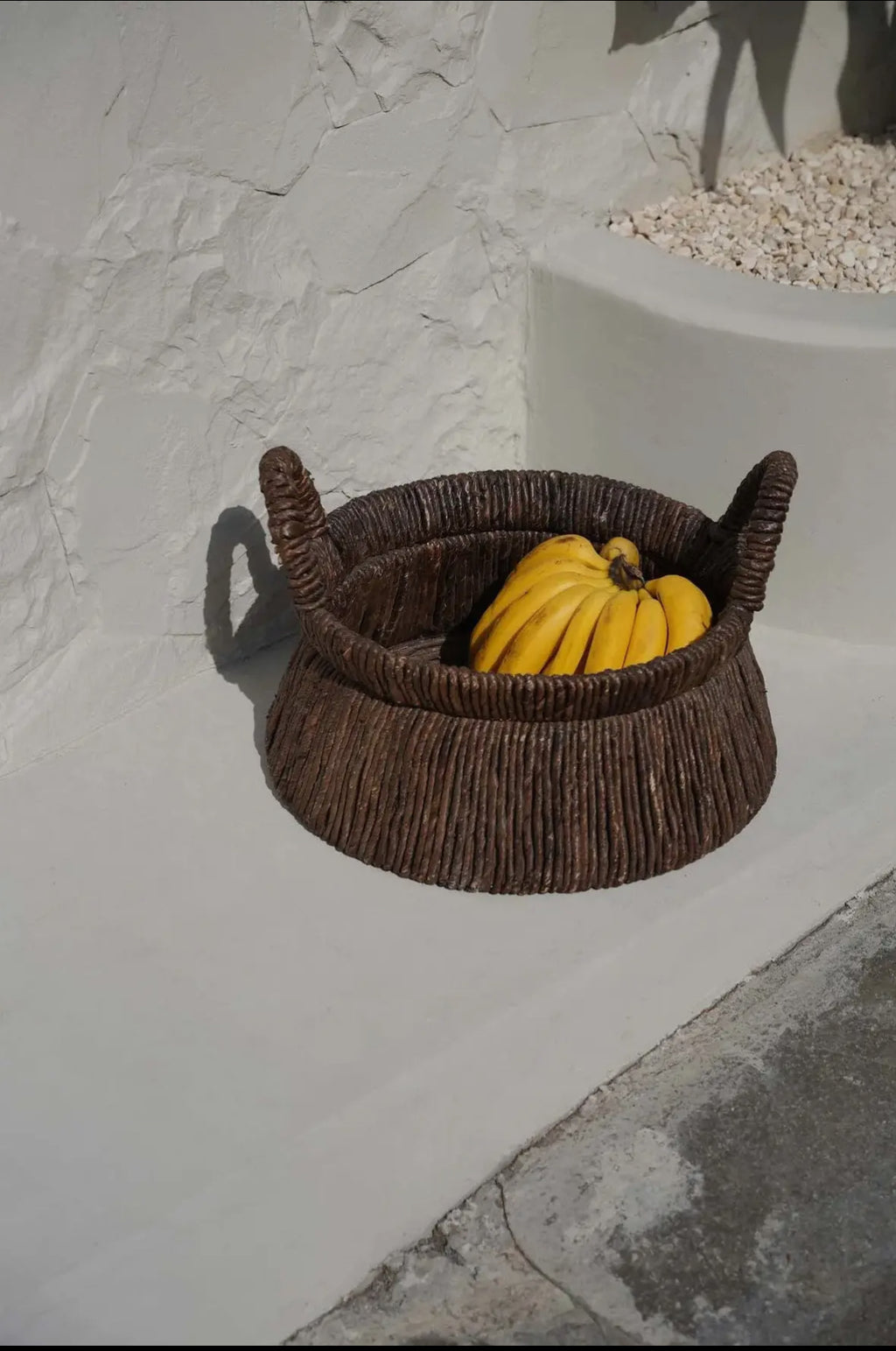 Panier en feuille de bananier