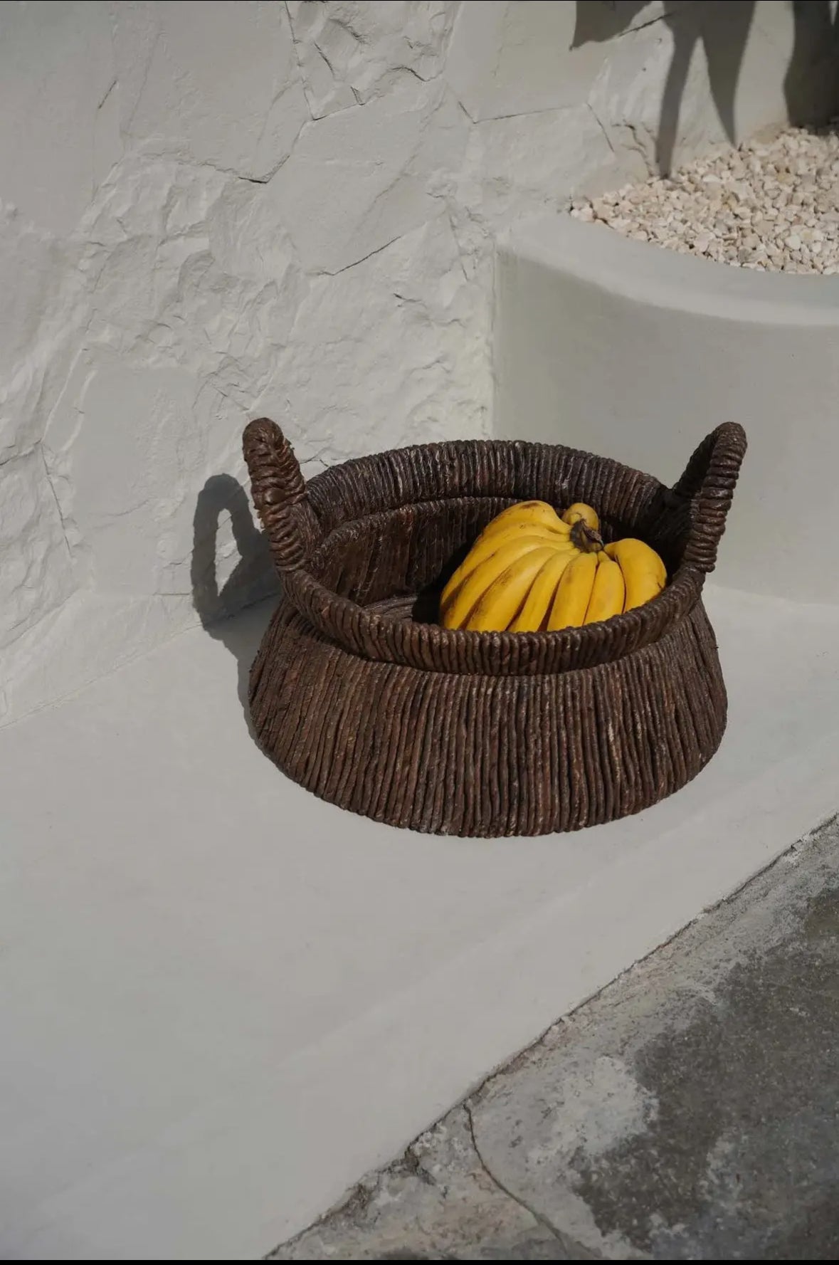 Panier en feuille de bananier